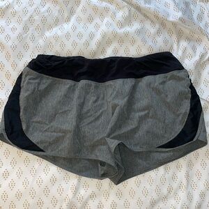 Gray athletic shorts